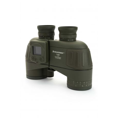 Prismáticos Celestron Cavalry 7x50 GPS compass